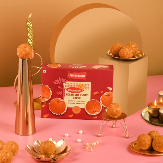 Besan Dryfruit Ladoo